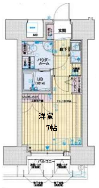 9階の間取り図