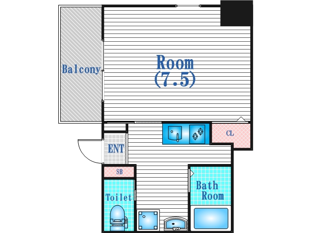 6階の間取り図