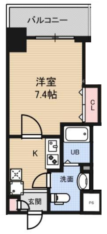 6階の間取り図