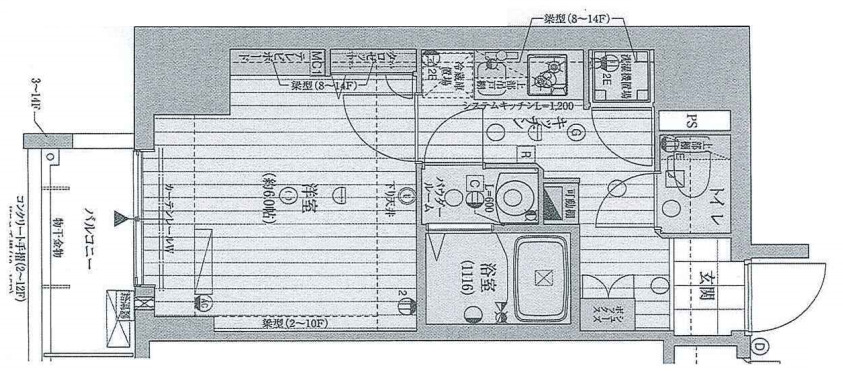 15階の間取り図