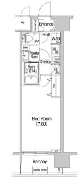 4階の間取り図