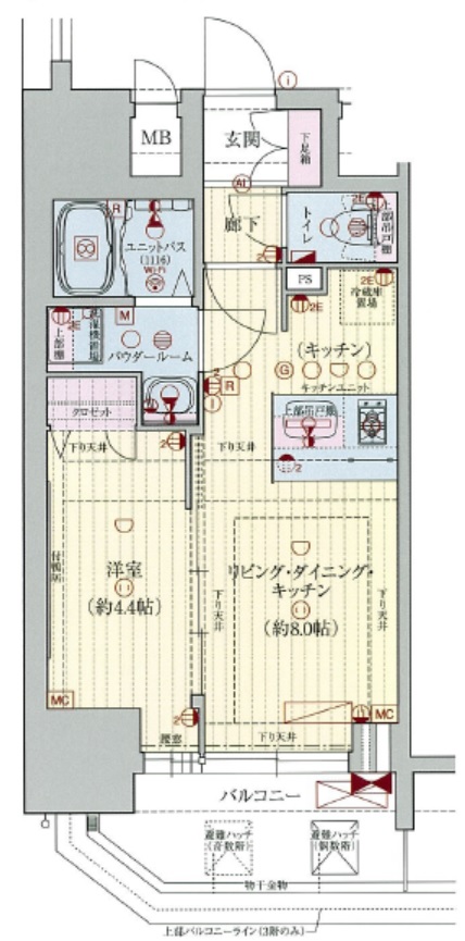 9階の間取り図