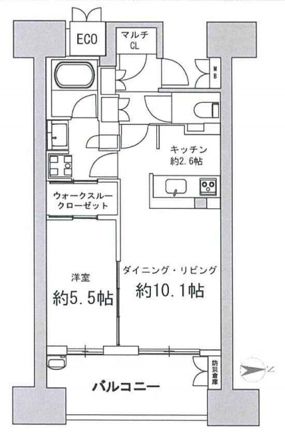 12階の間取り図