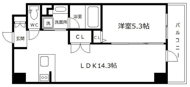 2階の間取り図