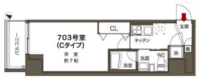 10階の間取り図