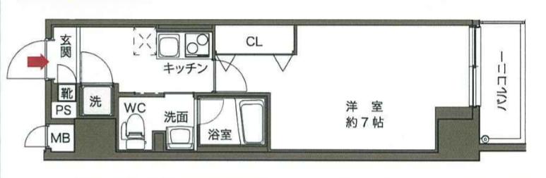 9階の間取り図