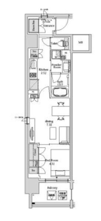 12階の間取り図