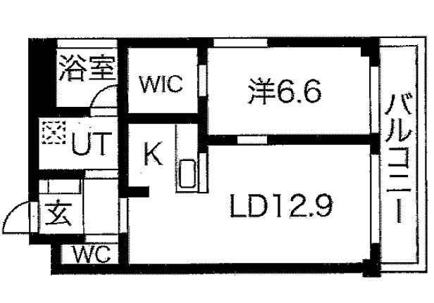 4階の間取り図