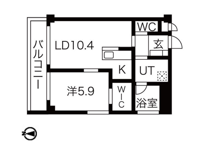 1階の間取り図