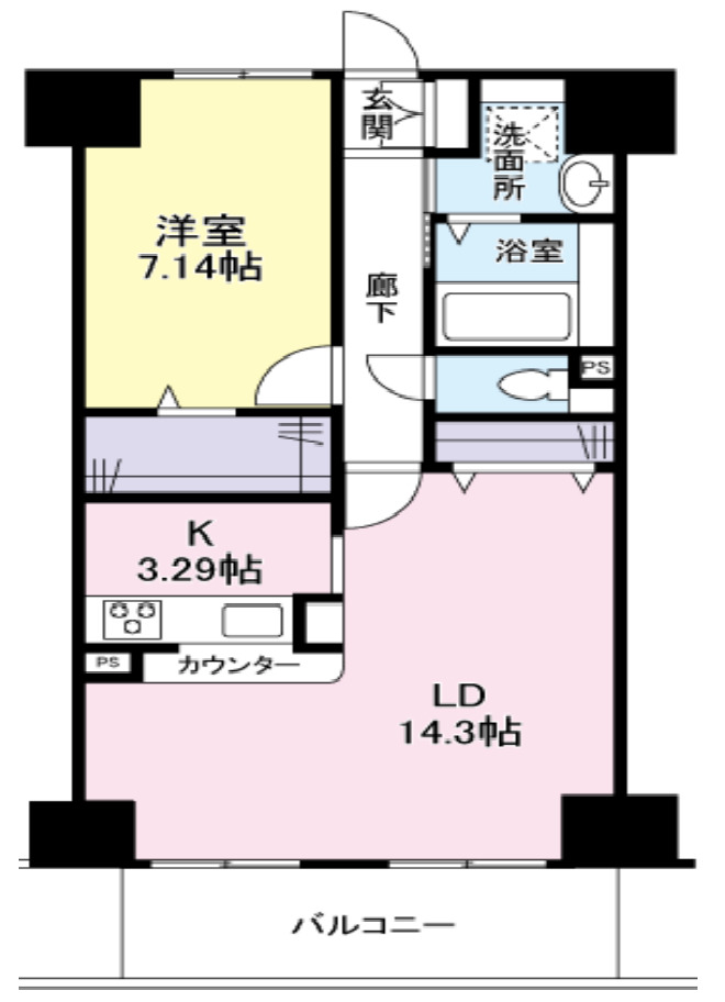 7階の間取り図