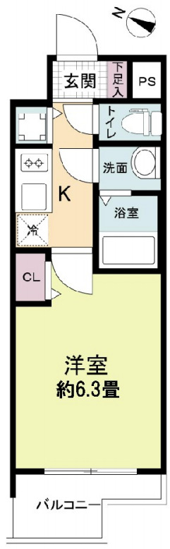 5階の間取り図