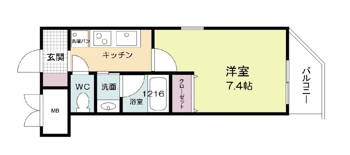 1階の間取り図