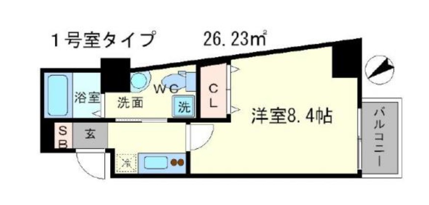 3階の間取り図