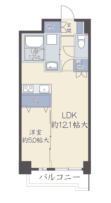 4階の間取り図