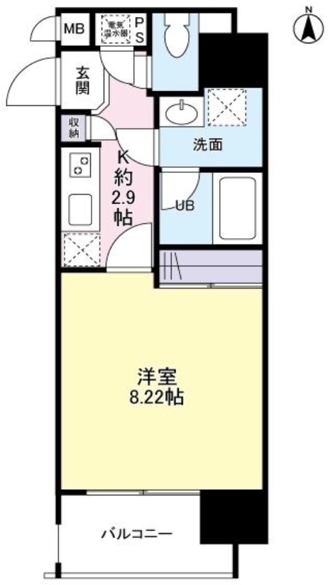 2階の間取り図