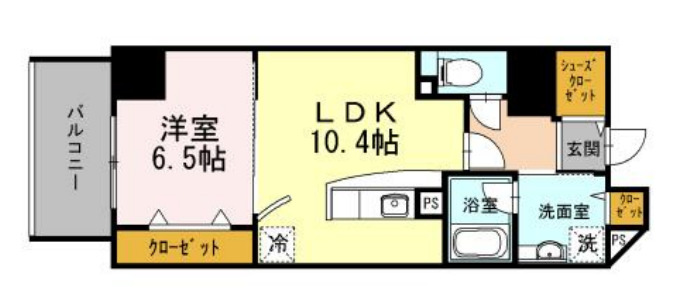 4階の間取り図