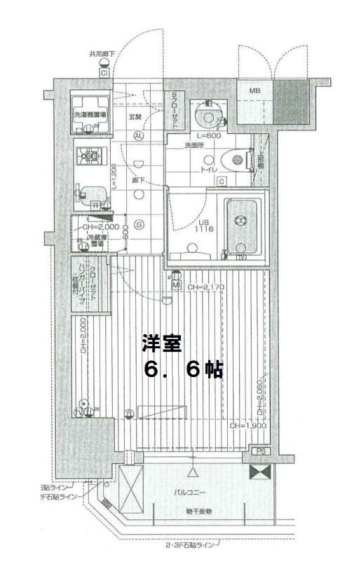 5階の間取り図