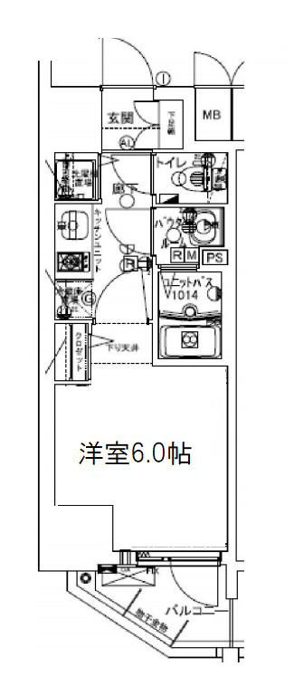 13階の間取り図