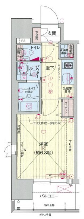 3階の間取り図