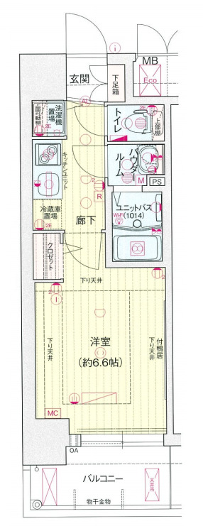 9階の間取り図