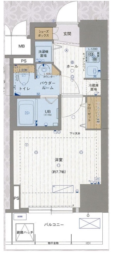 6階の間取り図