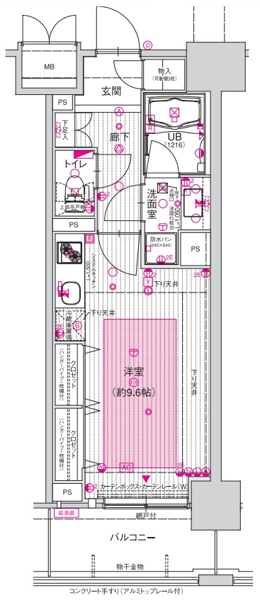 3階の間取り図