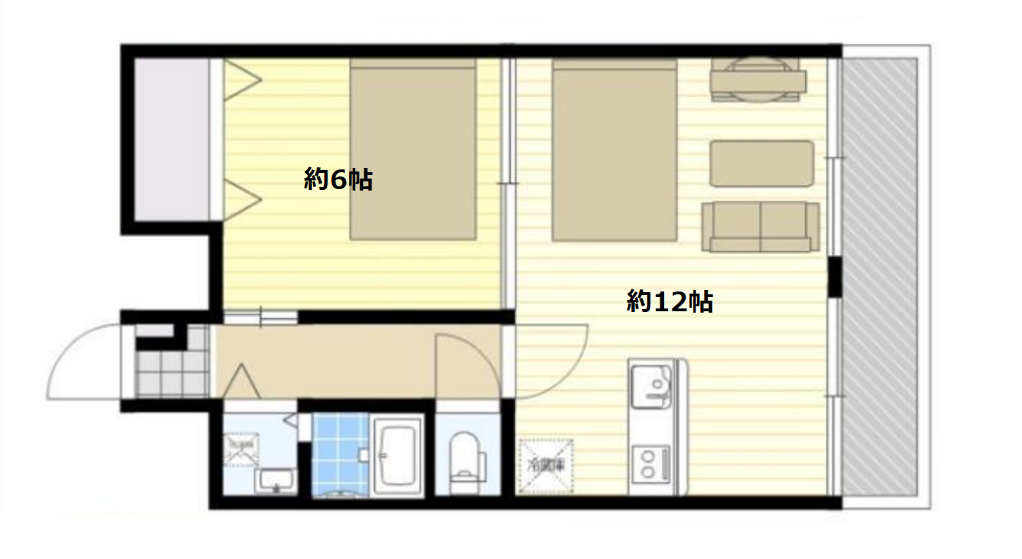 6階の間取り図