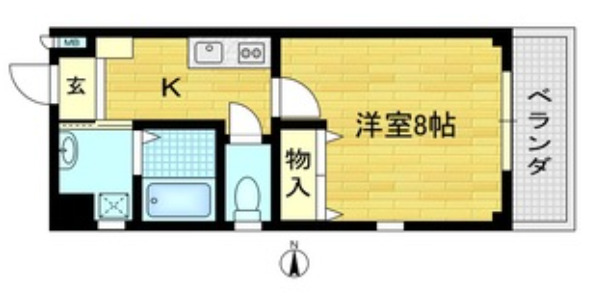 4階の間取り図