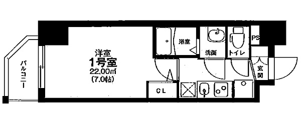 6階の間取り図