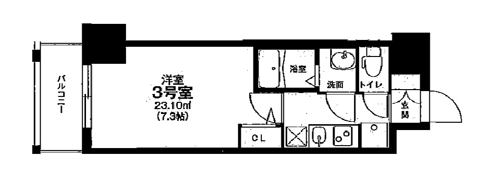 7階の間取り図