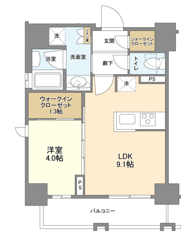7階の間取り図