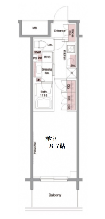 2階の間取り図