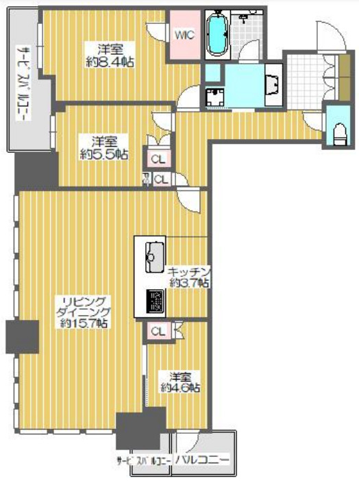 36階の間取り図