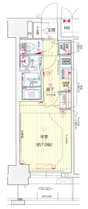 6階の間取り図