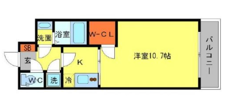 2階の間取り図