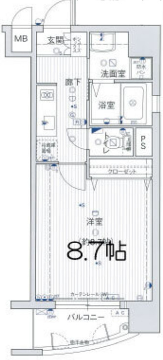 7階の間取り図