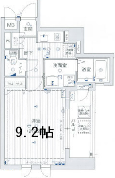 3階の間取り図