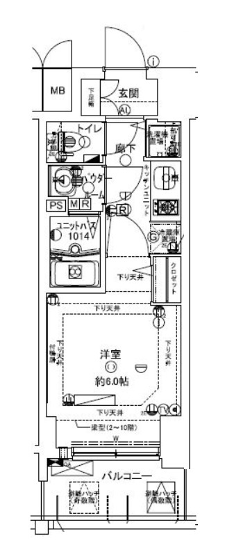 13階の間取り図
