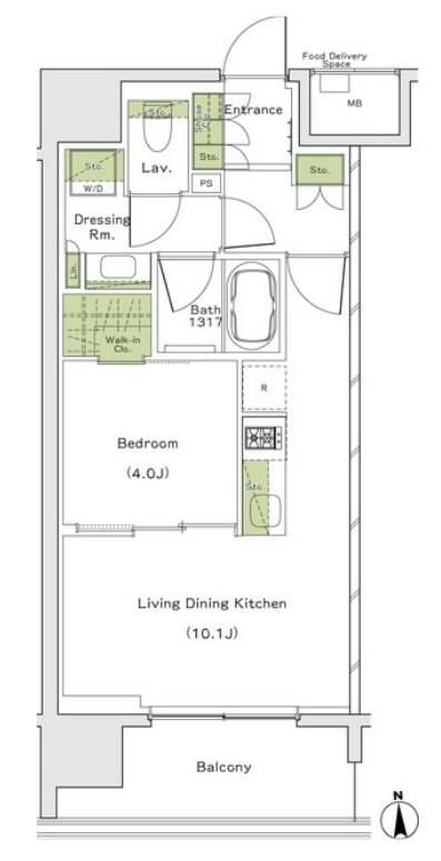 7階の間取り図