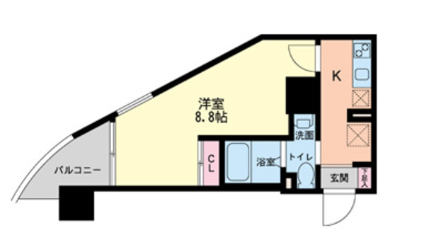 9階の間取り図