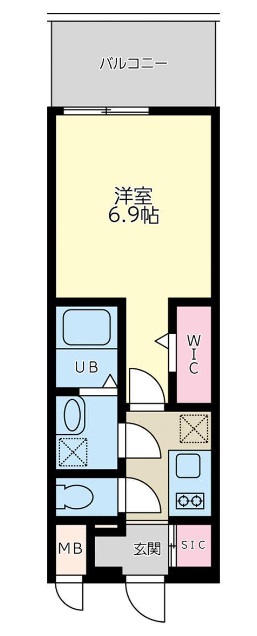 2階の間取り図