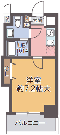 2階の間取り図