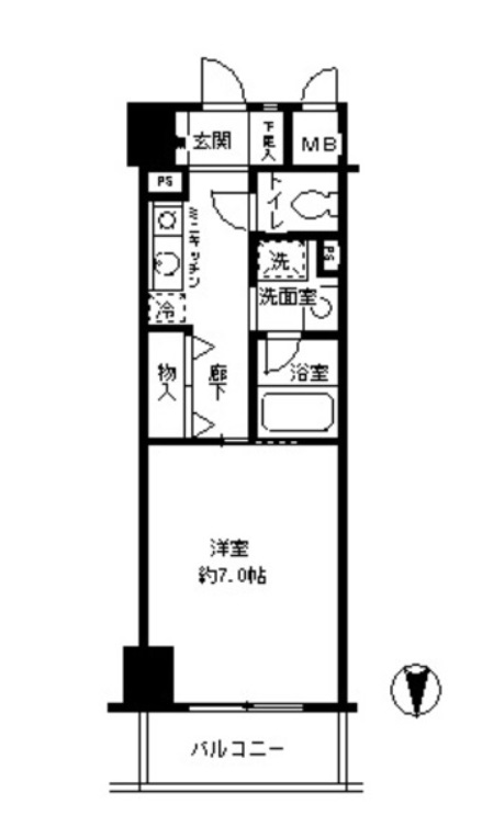 3階の間取り図