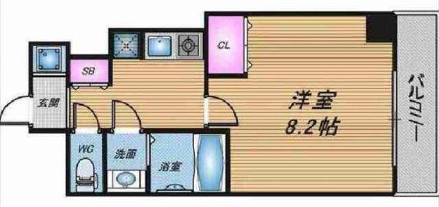 6階の間取り図