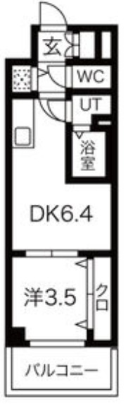 4階の間取り図