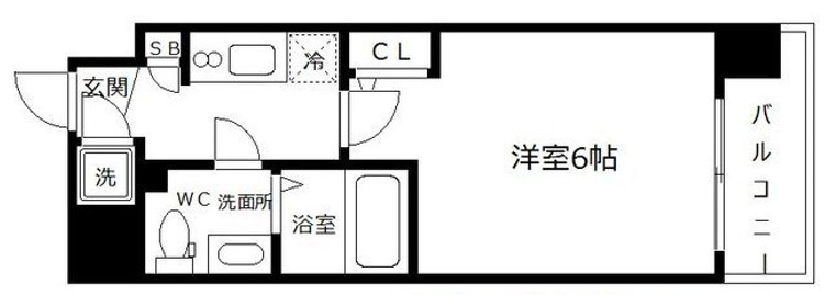 6階の間取り図