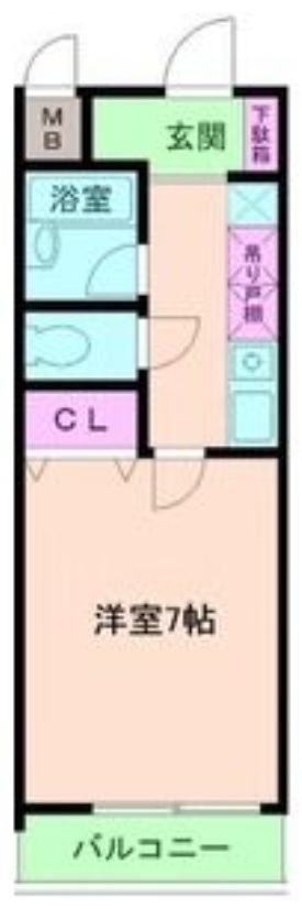 4階の間取り図