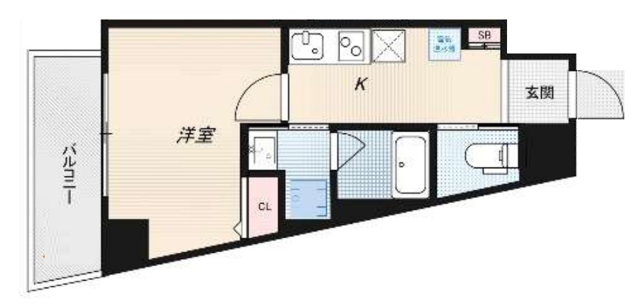 8階の間取り図