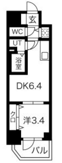 2階の間取り図