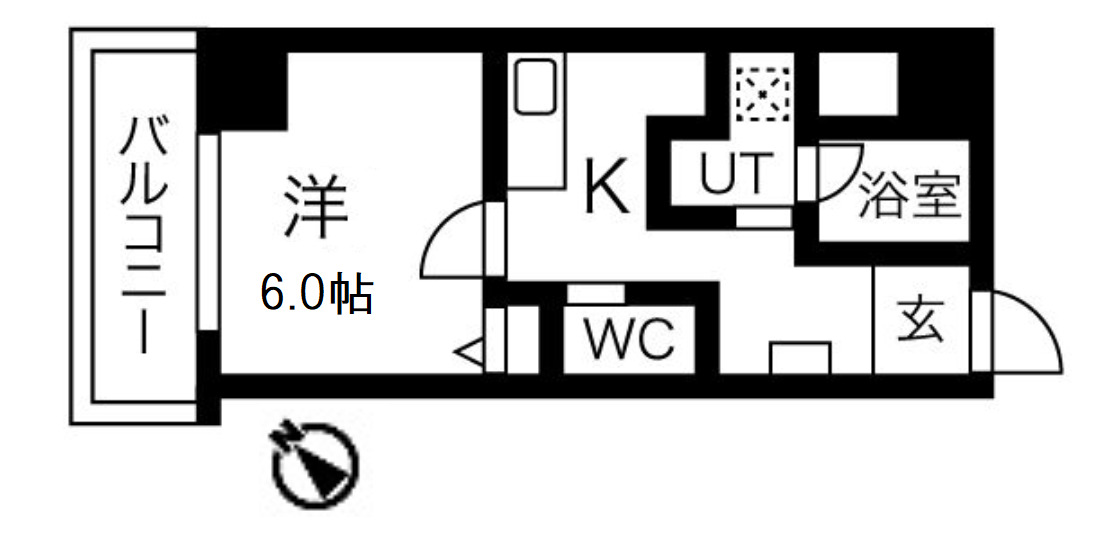 8階の間取り図